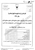 ارشد آزاد جزوات سوالات مهندسی کشاورزی علوم صنایع غذایی کارشناسی ارشد آزاد 1390